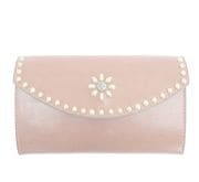 HTC Sunset Long Wallet Flower & Umbrella #2 TQS B / Brown /  Light Brown