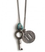 CHAFF DESIGN̥աǥToken&Turquoise Necklace