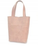 HTC Tote Bag Emblem Leather #8 / Camel