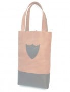 HTC Tote Bag Bi-color Leather #7 / Camel&Dk Brown