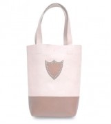 HTC Tote Bag Bi-color Leather #7 / Natural&Brown