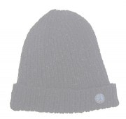 LUCKY BIRD【ラッキーバード】 ウール ロールアップ ニットキャップ/ ブラックネップミックス| KNIT CAP|【LUCKY BIRD】 