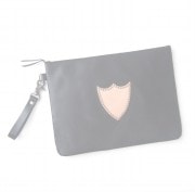 HTC SUNSET Clutch Bag  Emblem / Black��Natural