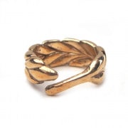 CHAFF DESIGN〔チャフ・デザイン〕Gold Wheat Wide Ring|RING|【CHAFF DESIGN】 