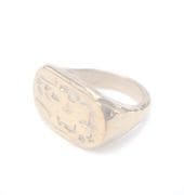 CHAFF DESIGN African hieroglyph Gold Ring