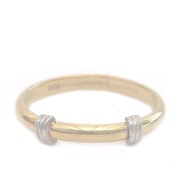 CHAFF DESIGN〔チャフ・デザイン〕18k Gold & Silver3line Ring|RING|【CHAFF DESIGN】 