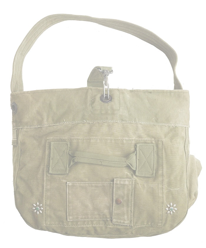 IrregulaR by ZIP STEVENSON Vintage Military Shoulder Bag #22