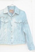 IrregulaR��by ZIP STEVENSON �ڎ��ڎ��ގ��׎��� ���� FLOWER&PEACE STUDS JACKET��/INDIGO