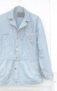 IrregulaR by ZIP STEVENSON �̎��ڎ��ގ��׎��� ���� Remake Denim Herringbone Work Jacket