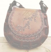 IrregulaR��by ZIP STEVENSON �ڎ��ڎ��ގ��׎��� ��VINTAGE RIMAKE HIPPY BAG  /  FLOWER STUDS