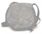 IrregulaR��by ZIP STEVENSON �ڎ��ڎ��ގ��׎��� ��VINTAGE RIMAKE HIPPY BAG  /  FLOWER STUDS  BLACK