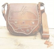 IrregulaR��by ZIP STEVENSON �ڎ��ڎ��ގ��׎��� ��VINTAGE RIMAKE HIPPY BAG��  /  FLOWER STUDS