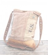 IrregulaR by ZIP STEVENSON �ڎ��ڎ��ގ��׎��� VIntage Fabric Repair Shoulder Bag ��