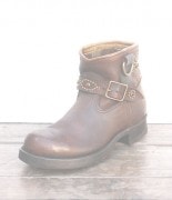 IrregulaR by ZIP STEVENSON �̎��ڎ��ގ��׎��� ���� Brown Vintage Engineer Studs Boots�� / 9.5