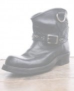 IrregulaR��by ZIP STEVENSON �ڎ��ڎ��ގ��׎���   VINTAGE ENGINEER STUDS BOOTS 2 / BLACK