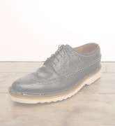 IrregulaR��by ZIP STEVENSON �ڎ��ڎ��ގ��׎���   BLACK��DRESS SHOES White sole/10