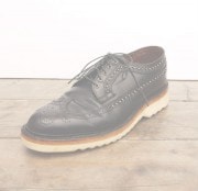 IrregulaR��by ZIP STEVENSON �ڎ��ڎ��ގ��׎���   BLACK��DRESS SHOES White sole/9