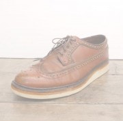 IrregulaR��by ZIP STEVENSON �ڎ��ڎ��ގ��׎���   BROWN��DRESS SHOES White sole/9