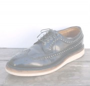 IrregulaR��by ZIP STEVENSON �ڎ��ڎ��ގ��׎������� Vintage Wing Tip��White Sole��Black/SIZE10
