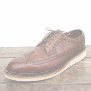 IrregulaR��by ZIP STEVENSON �ڎ��ڎ��ގ��׎������� Vintage Wing Tip��White Sole��Brown / SIZE9