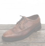 rregulaR��by ZIP STEVENSON �ڎ��ڎ��ގ��׎������� Vintage Wing Tip��Leather Sole��Brown/SIZE9��