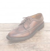 IrregulaR��by ZIP STEVENSON �ڎ��ڎ��ގ��׎������� Vintage Wing Tip��Leather Sole��Brown/SIZE10.5