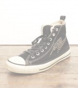 IrregulaR��by ZIP STEVENSON �ڎ��ڎ��ގ��׎���   ����MADE IN��USA 80��s��CONVERSE/BLACK 9.5