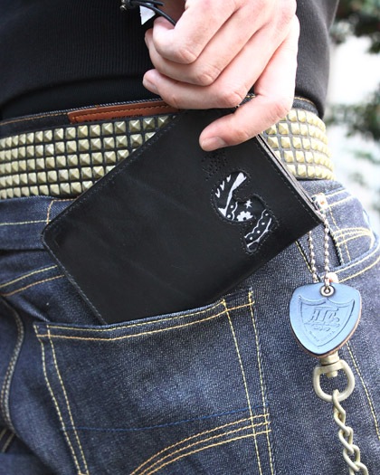 HTC　スタッズベルト　サイズ85/34 HTC エイチティーシー 5連 スタッズ レザーベルト ブラック Size