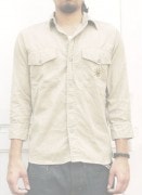 HTC ̎Î͡ INTAGE REMAKE L/S SHIRTS  ON STUD 