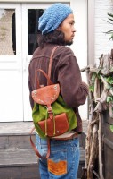 HTC Back Pack Suede #2 TQS N / Green|BAG|【 HTC / HTC SUNSET GooDs 】 