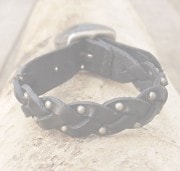 HTC ̎Î֥͡쥹å Bracelet  w/Jewels/BLACK