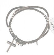 M.Cohen 〔エムコーエン〕 ネックレス N680 ブラウンコード　クロス|NECKLACE|【M.Cohen】 