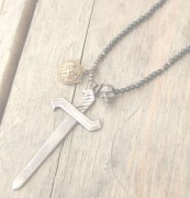 M.Cohen 〔エムコーエン〕 ネックレス N660 ソード＆スカル チャーム|NECKLACE|【M.Cohen】 