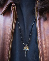 M.Cohen 〔エムコーエン〕 ネックレス N686 ジーザスクロス ＆ コインチャーム|NECKLACE|【M.Cohen】 