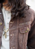 M.Cohen 〔エムコーエン〕 ネックレス N674 ブラス ＆ ボーンチャーム|NECKLACE|【M.Cohen】 