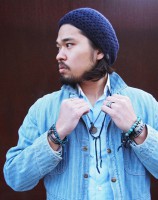 M.Cohen 〔エムコーエン〕 ブレスレット B513 4ラップ レザー & シルバーフェザー / ブラック|【M.Cohen】 