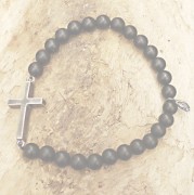 M.Cohen 〔エムコーエン〕 ブレスレット B387  CROSS Onyx|【M.Cohen】 