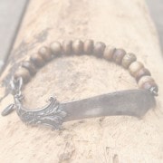 M.Cohen 〔エムコーエン〕 ブレスレット B762 Beaded Bracelet Silver knife|【M.Cohen】 