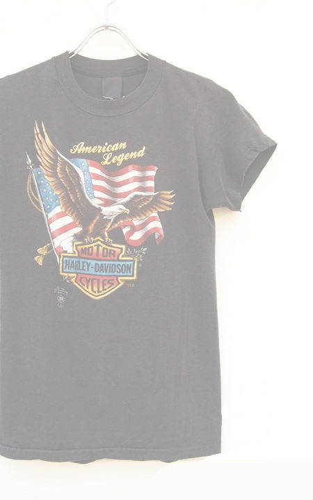 3d emblemHarley-Davidsonイーグル Tシャツ 1987年製 HARLEY-DAVIDSON 【ハーレー・ダビッドソン】 1980s “3D EMBLEM