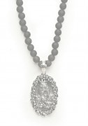 KING BABY 〔キングベイビー〕 ネックレス THE VIRGIN PENDANT BLACK ONYX|NECKLACES|【KING BABY】 