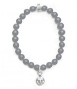KING BABY 〔キングベイビー〕 ブレスレット Black Onyx Bead w/Anchor|BRACELETS|【KING BABY】 