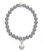 KING BABY ̎ݎގ͎ގˎގ ֥쥹å Black Onyx Bead w/Star