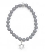 KING BABY 〔キングベイビー〕 ブレスレット K40-5148  Onyx Bead w / Star of David|BRACELETS|【KING BABY】 