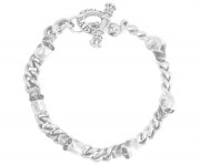 KING BABY�̎��ݎ��ގ͎ގ��ˎގ���K42-5446 2mm Chain Bracelet w/Integrated Skulls
