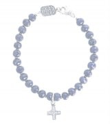 KING BABY 〔キングベイビー〕 ブレスレット  SAPPHIRE w/ ANCIENT CROSS|BRACELETS|【KING BABY】 