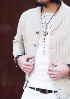 KING BABY 〔キングベイビー〕 ブレスレット 8mm Polished Onyx Bead Bracelet W/18K Vermeil SKull W/Garnet Eyes|BRACELE