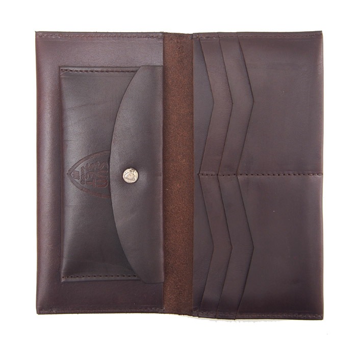 HTC SUNSET Long Wallet Simple / D Brown