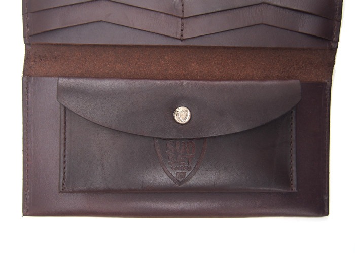HTC SUNSET Long Wallet Simple / D Brown