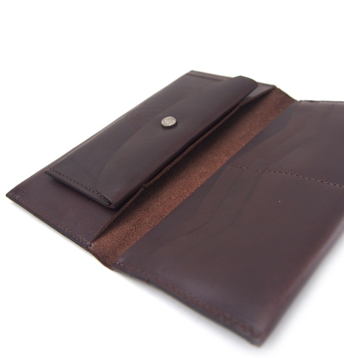 HTC SUNSET Long Wallet Simple / D Brown