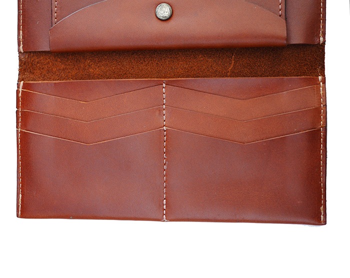 HTC SUNSET Long Wallet Simple / Brown
